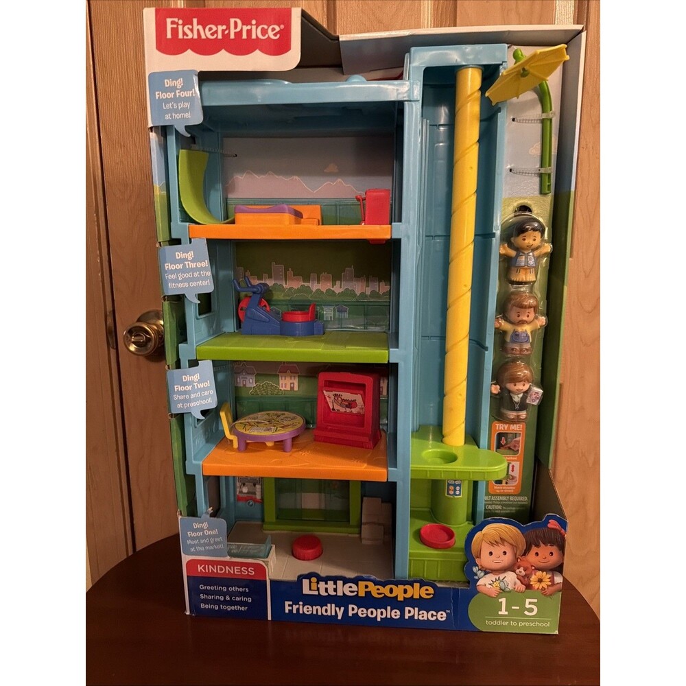RARE! Little People Apartment Complex - Friendly People Place.  New In 2017 Box.